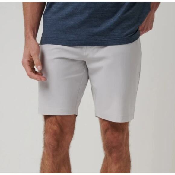 TravisMathew Wanderlust Shorts Men's 40 Inch Waist Flat Front Gray NWT - Picture 3 of 7